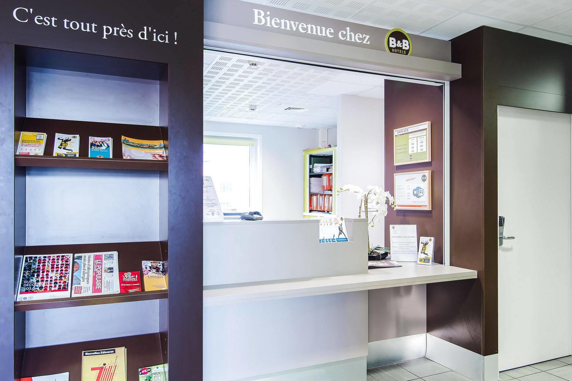 B&B Hotel Limoges Centre Gare Bagian luar foto